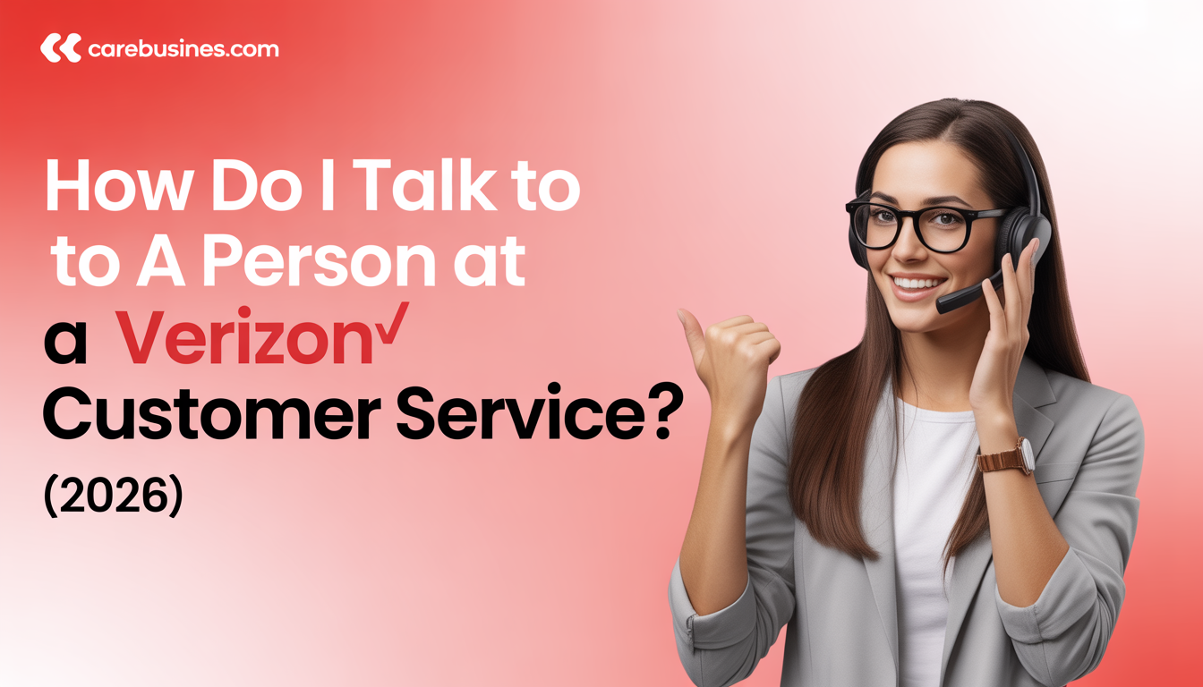 how do i talk to a person at verizon customer service